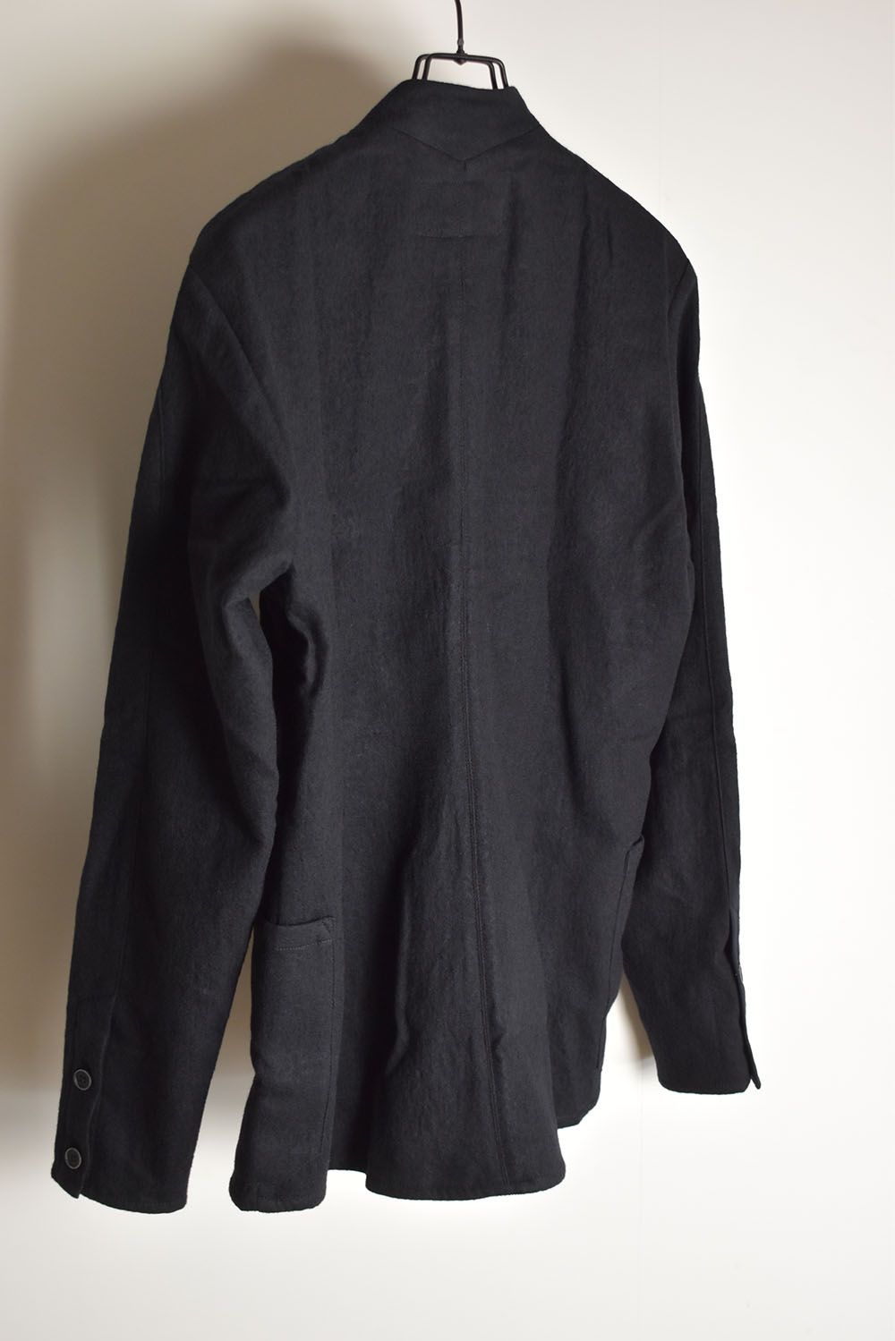 Stand Collar Shirts"Lamp Black"/スタンドカラーシャツ"ランプブラック"