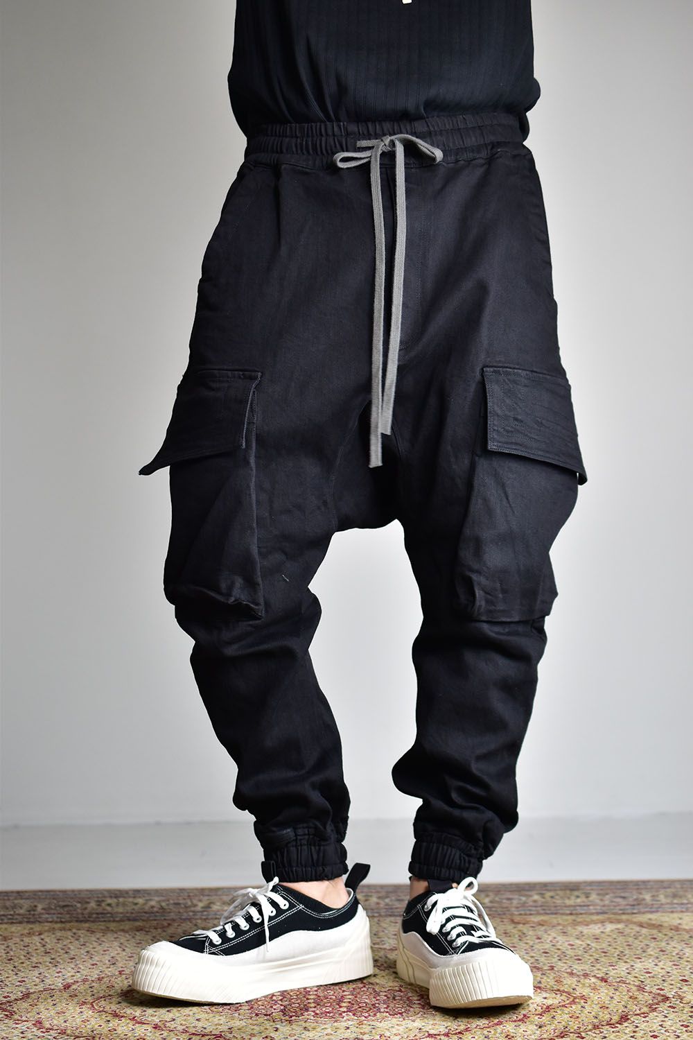 Sarouel Denim Pants"Black"/サルエルデニムパンツ"ブラック"