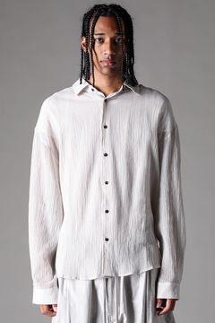《2027SS先行予約》Stripe Buck Button Shirts"Black Stripe / White Stripe / Brown Stripe" / ストライプバックボタンシャツ"ブラックストライプ /ホワイトストライプ /ブラウンストライプ"