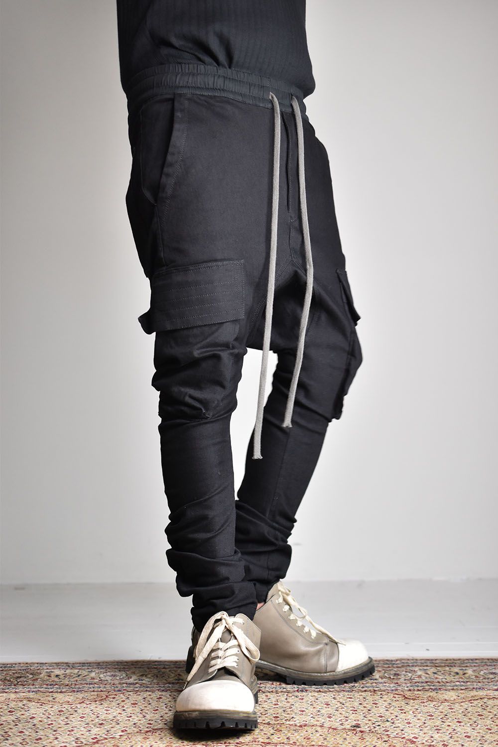 Cargo Sarouel Skinny"Black"/カーゴサルエルスキニー"ブラック"