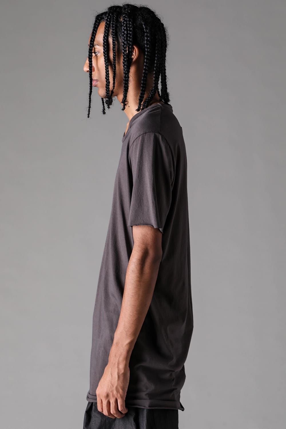 《2027SS先行予約》Albini Airy Crew Neck Tee"Black / Sage Green / Brown / L.Grey / White" /  アルビニエアリークルーネックTee"ブラック /セージグリーン /ブラウン /ライトグレー/ホワイト"