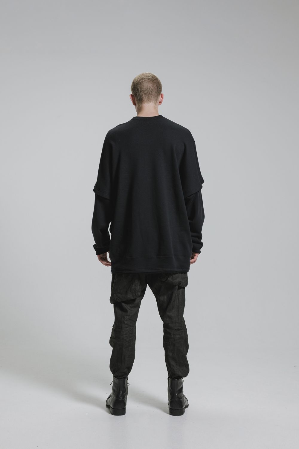Sweat Oversize Pullover"Black" / スウェットオーバープルオーバー"ブラック"