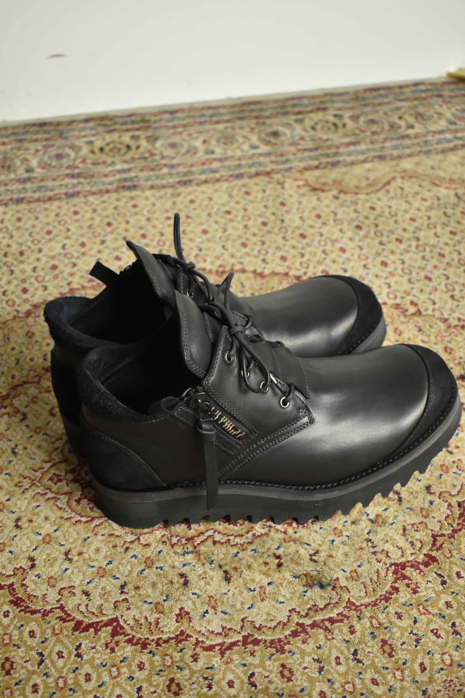Horse Leather Derby Shoes"Black" / ホースレザーダービーシューズ"ブラック"