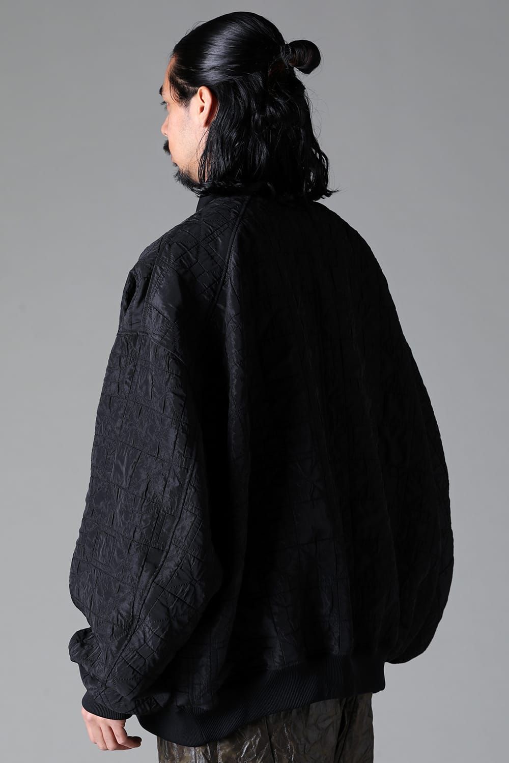 《2025AW先行予約》Geometry Jumbo MA-1 Blouson"Black" / ジオメトリージャンボMA-1ブルゾン"ブラック"