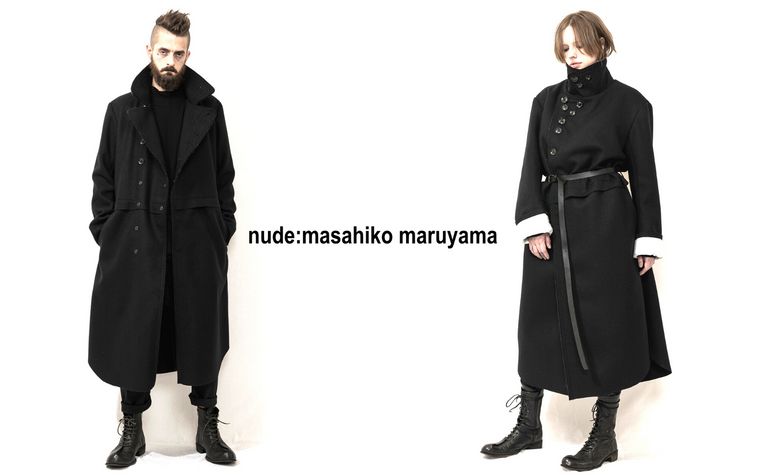 nude:masahiko maruyama.21AW "Oversized Long Coat-Loop Melton-"