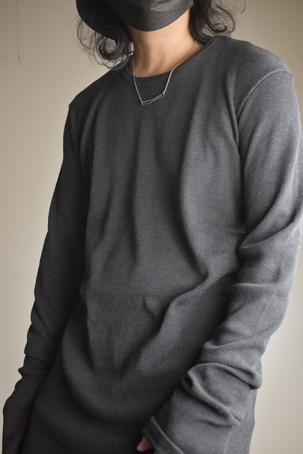 Crew Neck Top"D.Grey" / クルーネックトップ"ダークグレー"
