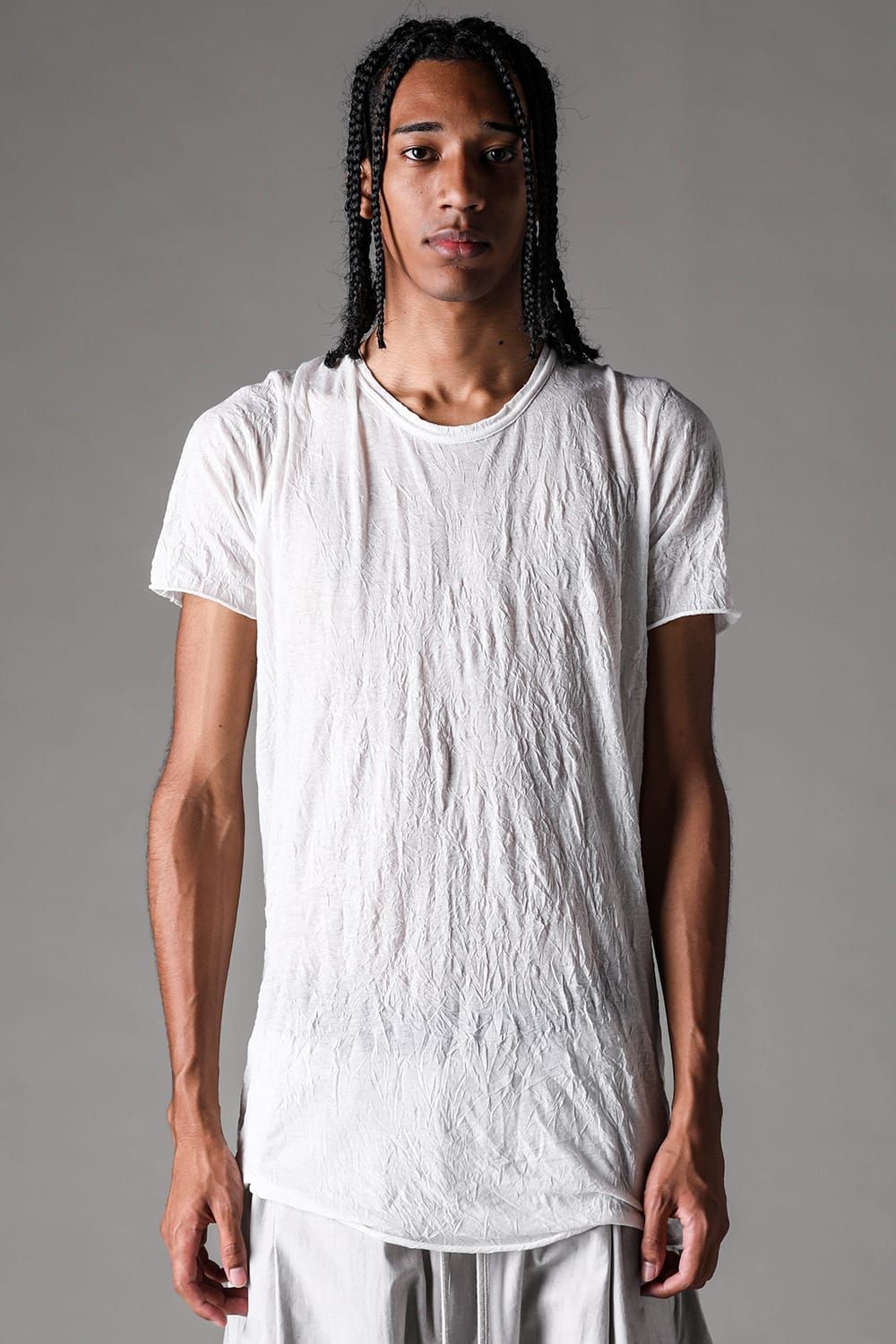 《2027SS先行予約》Washed Guize Crew Neck Tee"Black / White /L.Grey /Grey" / ウォッシュドガーゼクルーネックTee"ブラック / ホワイト /ライトグレー /グレー"