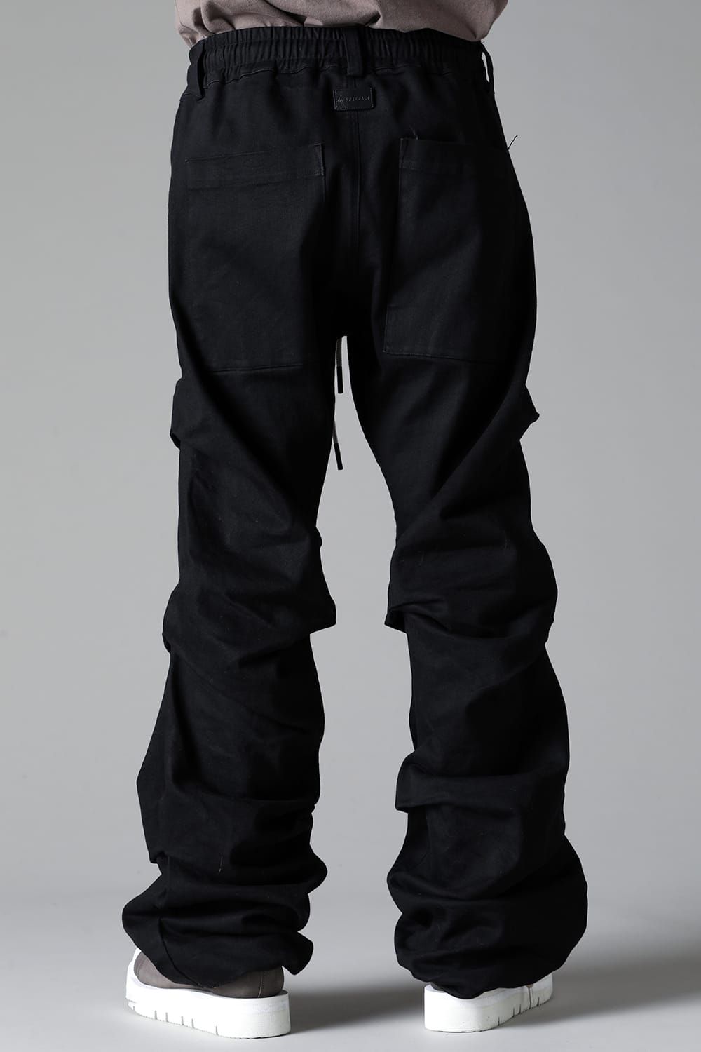 《2025AW先行予約》Boots Cut Tuck Pants"Black" / ブーツカットタックパンツ"ブラック"