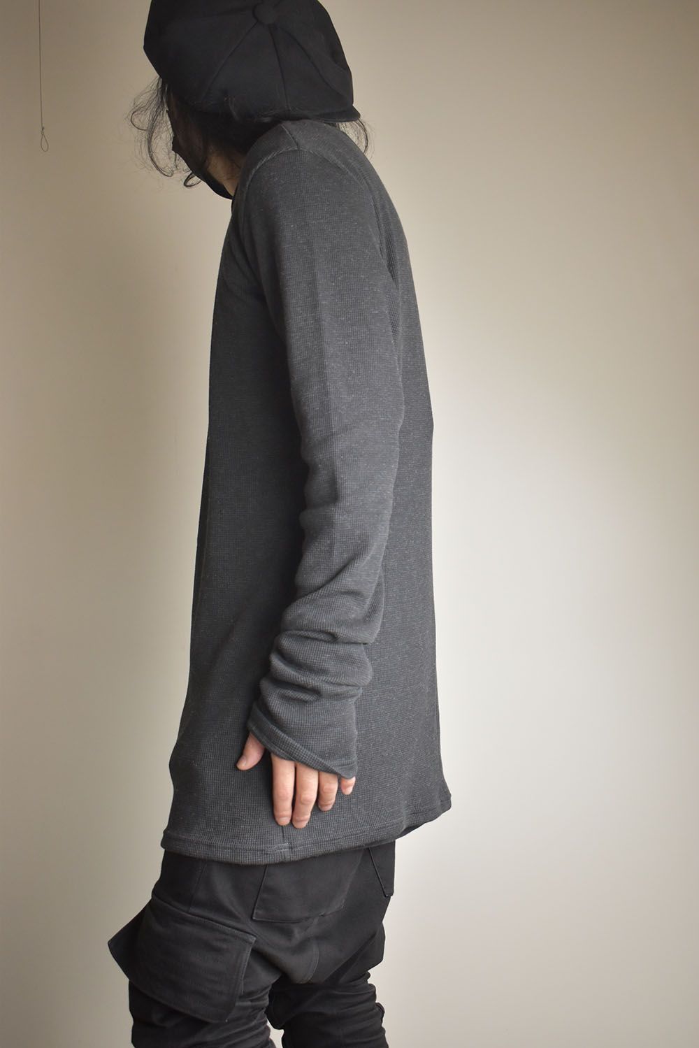 Crew Neck Top"D.Grey" / クルーネックトップ"ダークグレー"