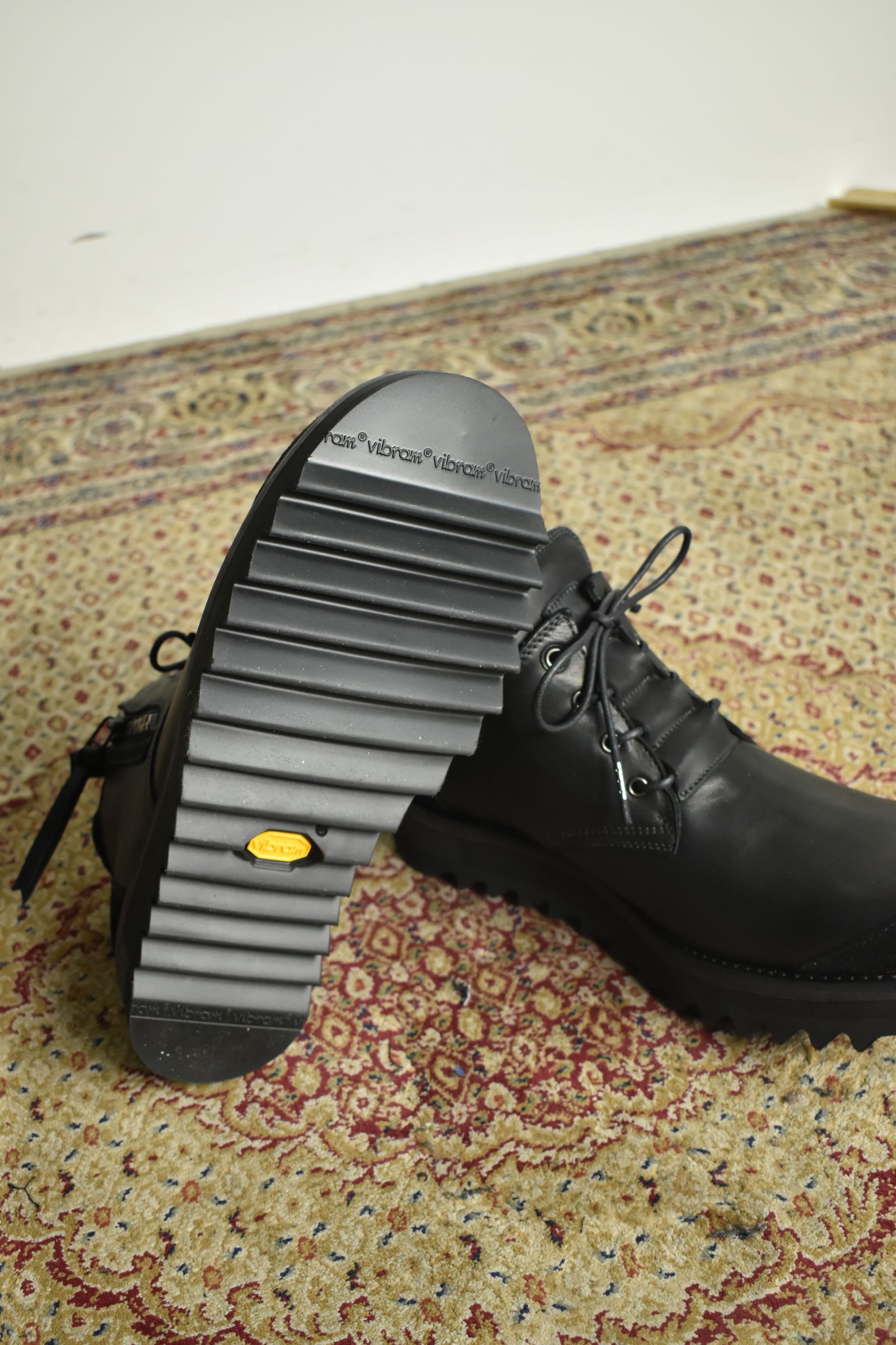 Horse Leather Derby Shoes"Black" / ホースレザーダービーシューズ"ブラック"