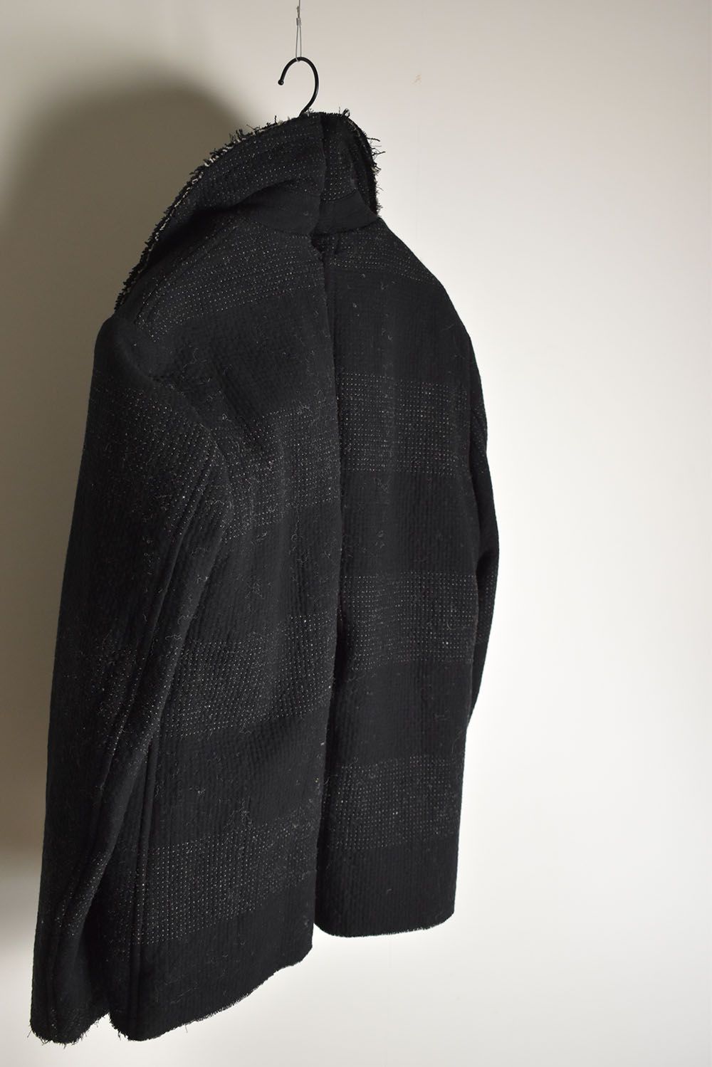 REVERSIBLE ZIP UP JACKET"Black"/リバーシブルジップアップジャケット"ブラック"