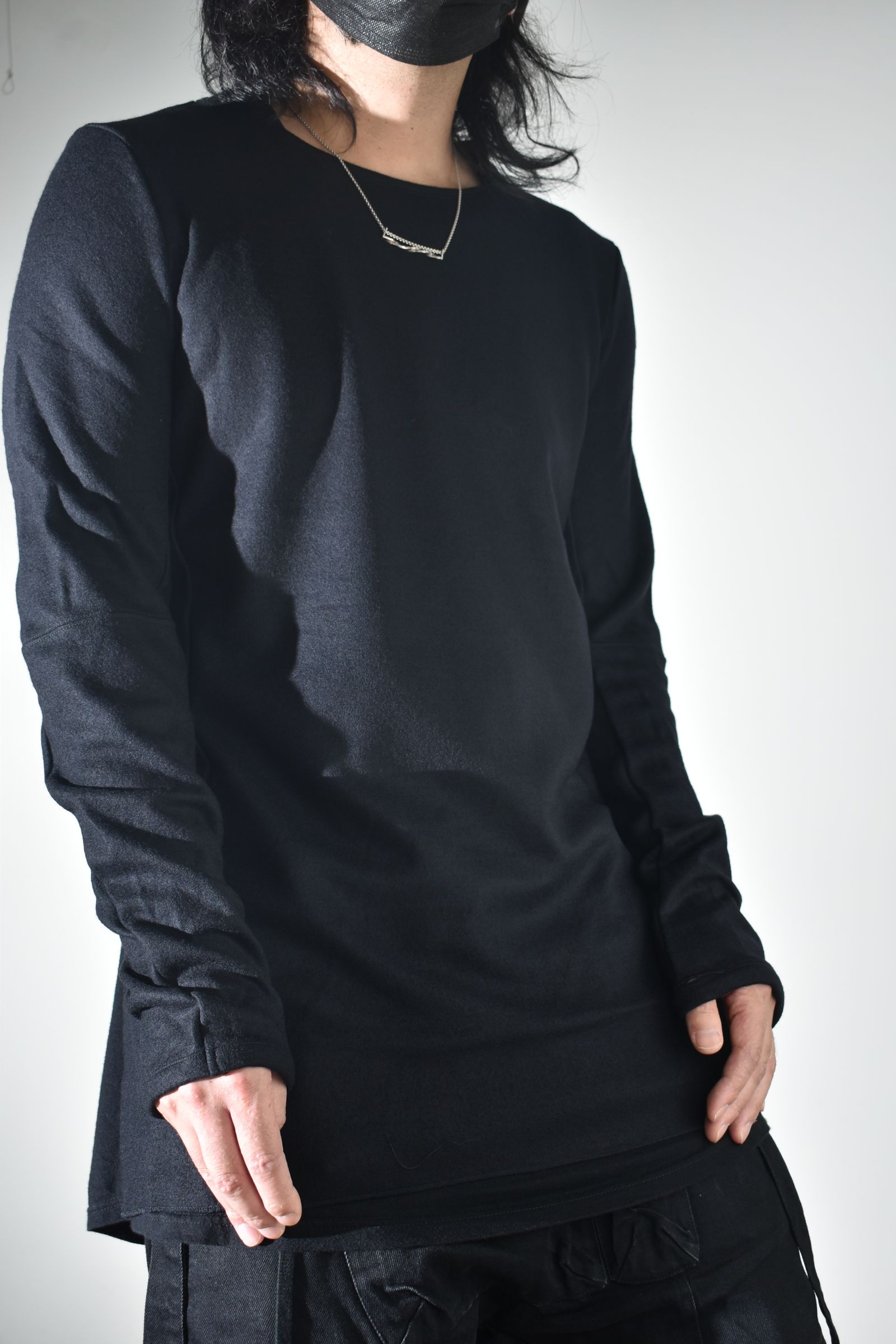 基層 Long Sleeve_01 "Black" / 基層ロングスリーブ"ブラック"