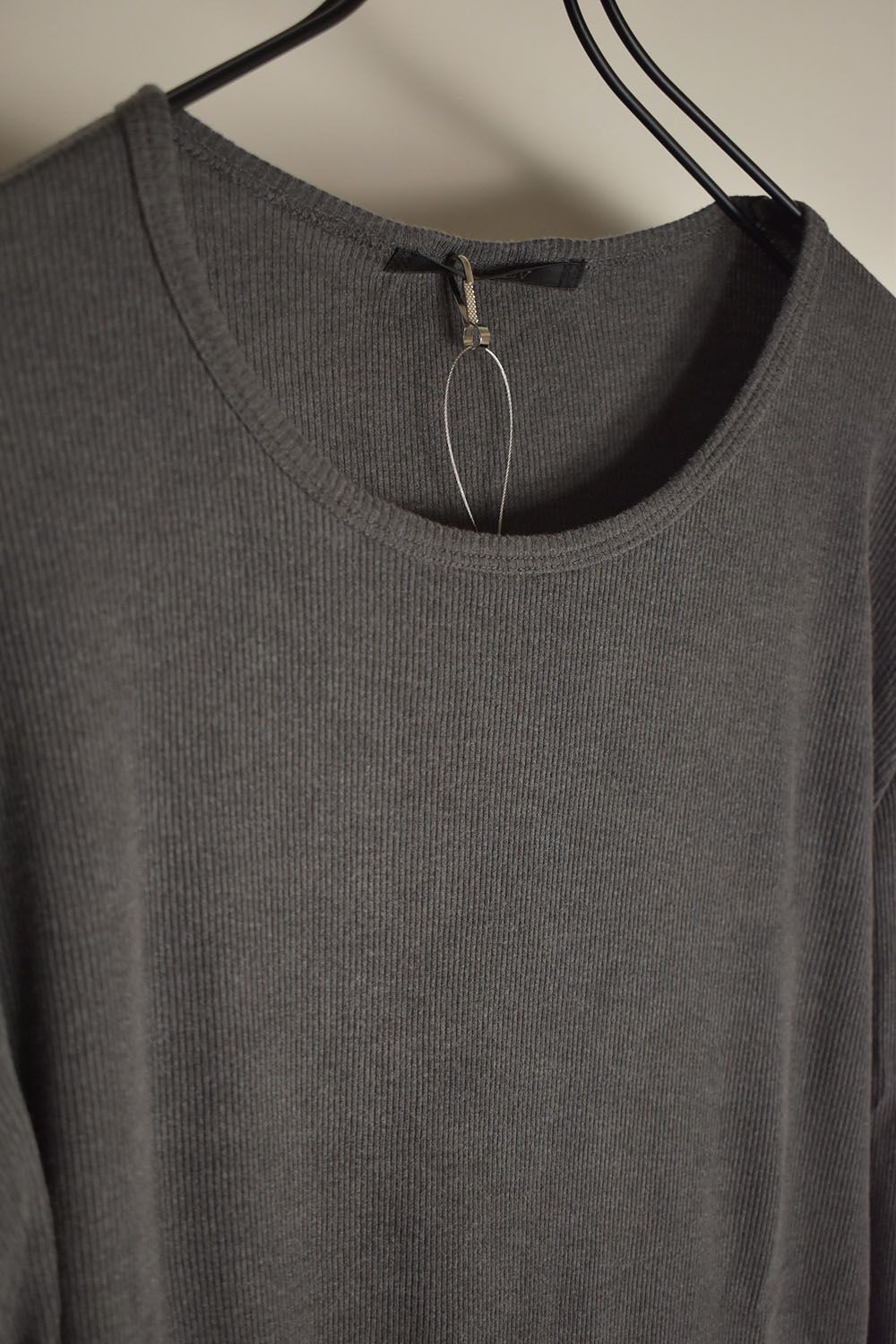 Modal x Cotton Rib Long Sleeve Tee "Dust" / モダール×コットンリブロンブスリーブTシャツ"ダスト"