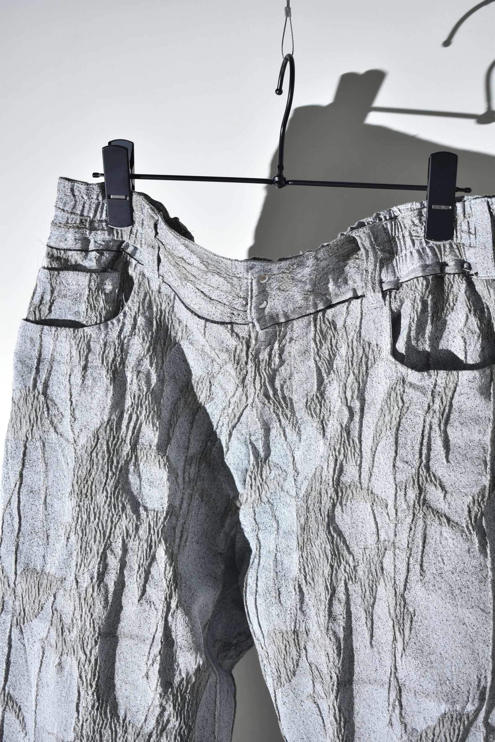 Semi Flared Pants "Ivy×Concrete" / セミフレアパンツ"アイボリー×コンクリート"