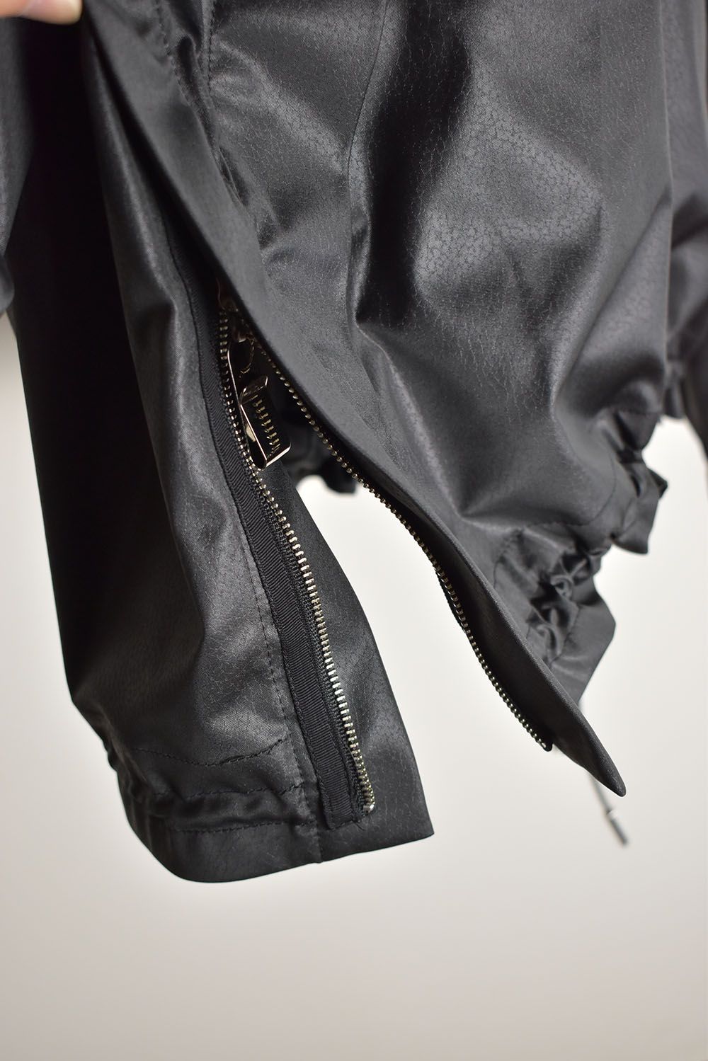 Fake Fake Leather Flight Jacket"Black"/フェイクフェイクレザーフライトジャケット"ブラック"