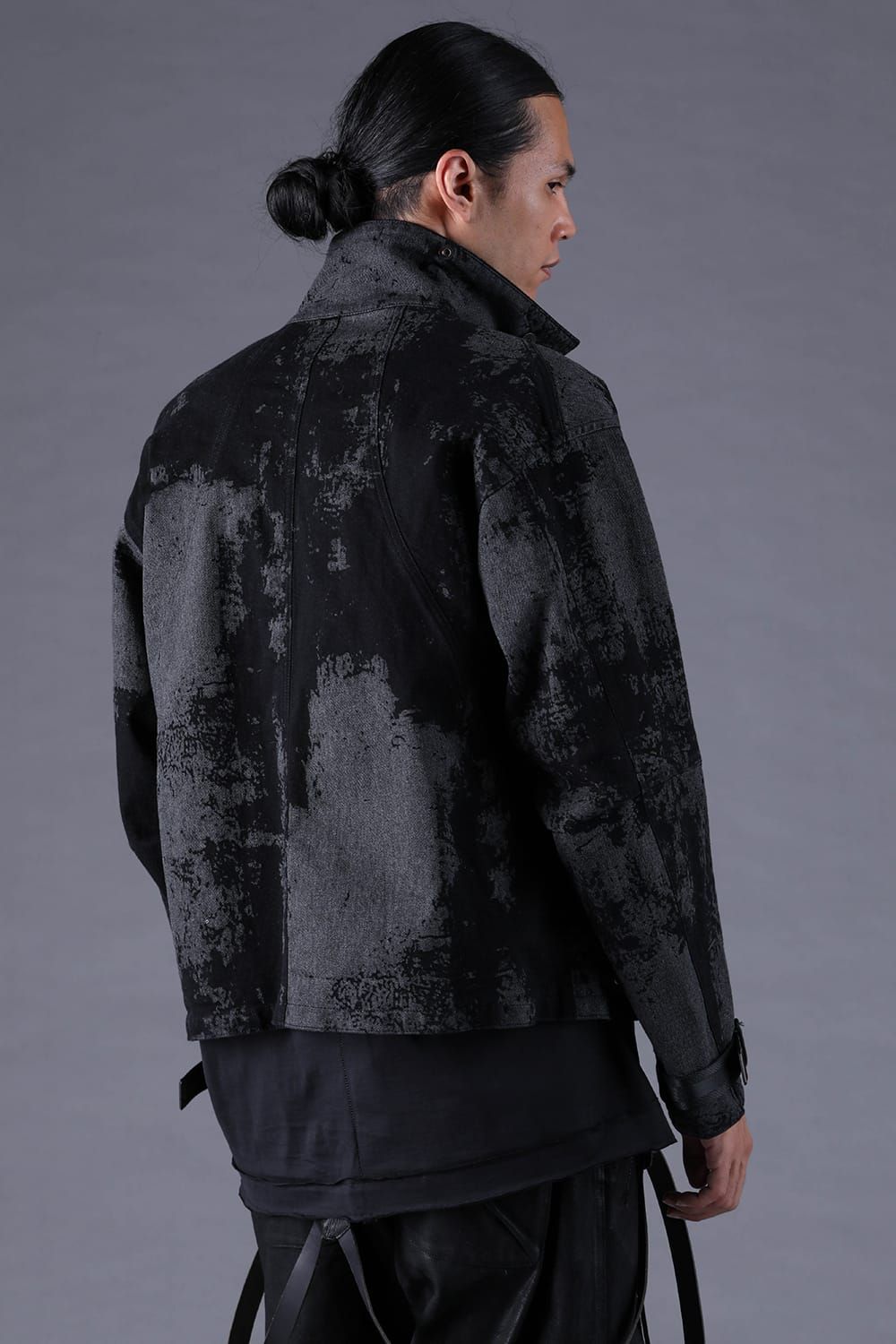 《2027SS先行予約分》Brushed-Coated Work Jacket"Black" / ブラッシュコーティングワークジャケット"ブラック"
