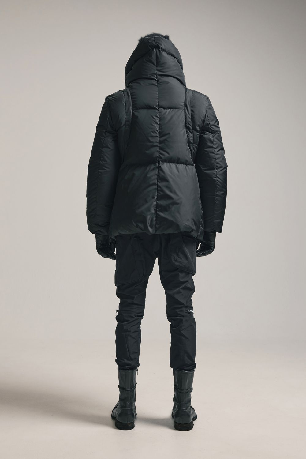 Detachable Sleeve Down Jacket"Black" / デタッチャブルスリーブダウンジャケット"ブラック"