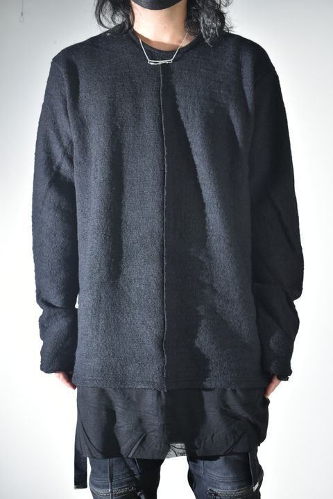 Layerd Long Sleeve Tee Shirt"Black" / レイヤードロングスリーブTeeシャツ"ブラック"