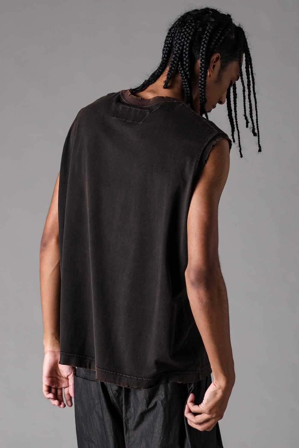 《2027SS先行予約》AFRGMNT Short Tank "Burnt Black / Ecru / Smoky Indigo / Ash Mint " / AFRGMNT ショートタンク"バーントブラック / エクリュ /スモーキーインディゴ /アッシュミント"