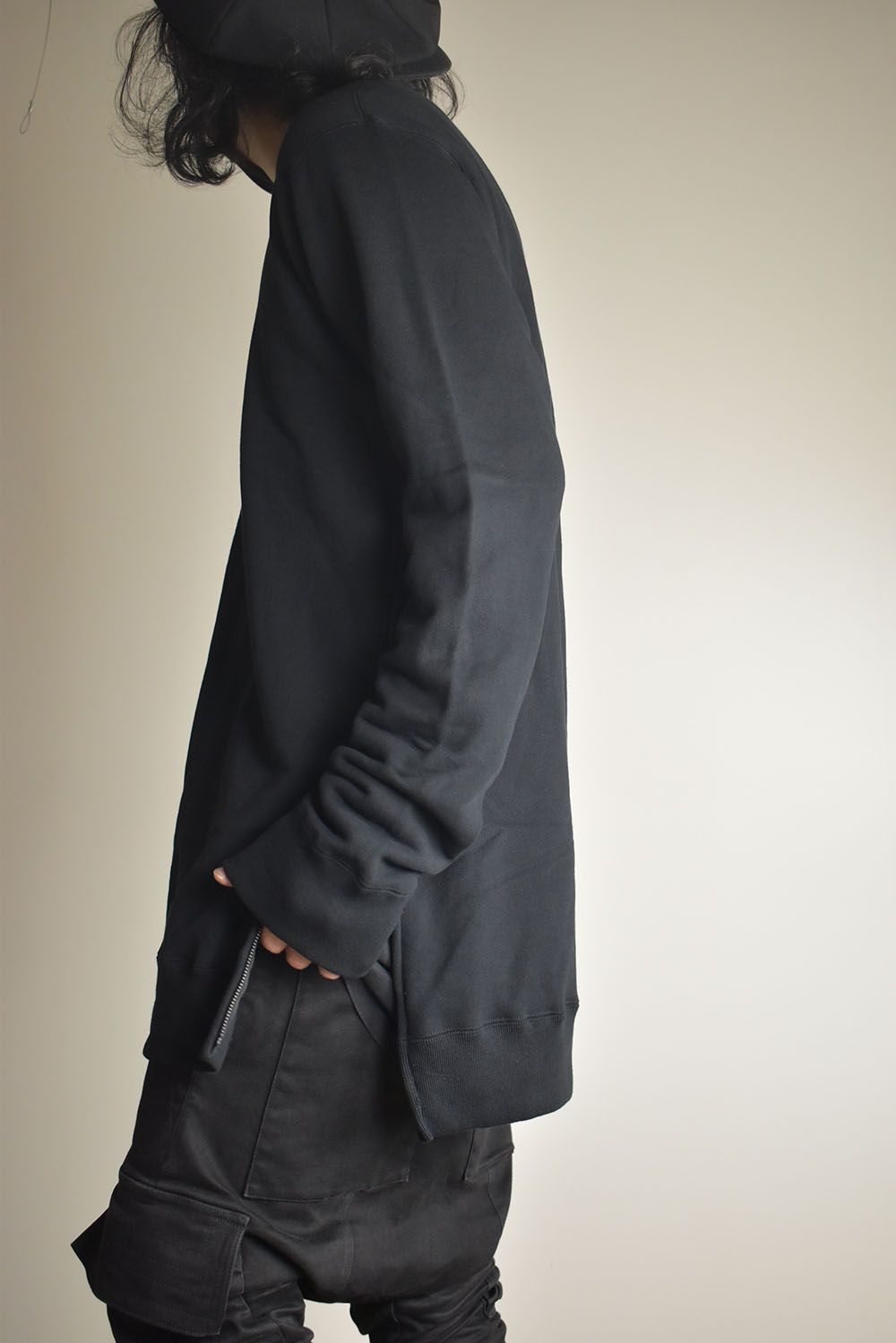 Over Sized Pullover"Black" / オーバーサイズプルオーバー"ブラック"