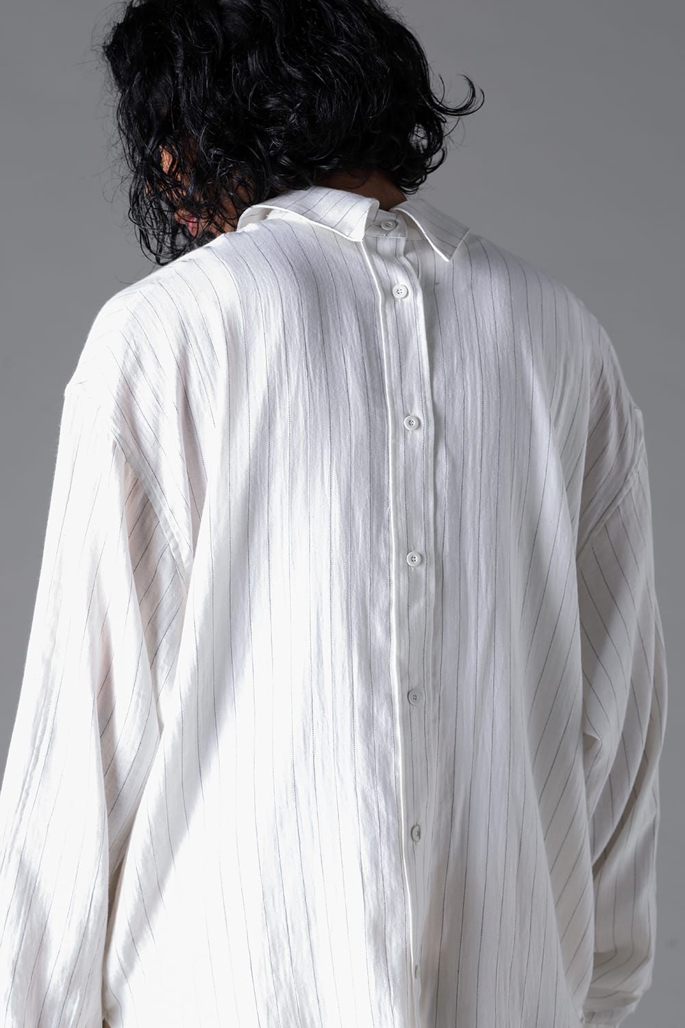 《2026SS先行予約》Back Face Shirts"White × Stripe" / バックフェイスシャツ"ホワイト×ストライプ"