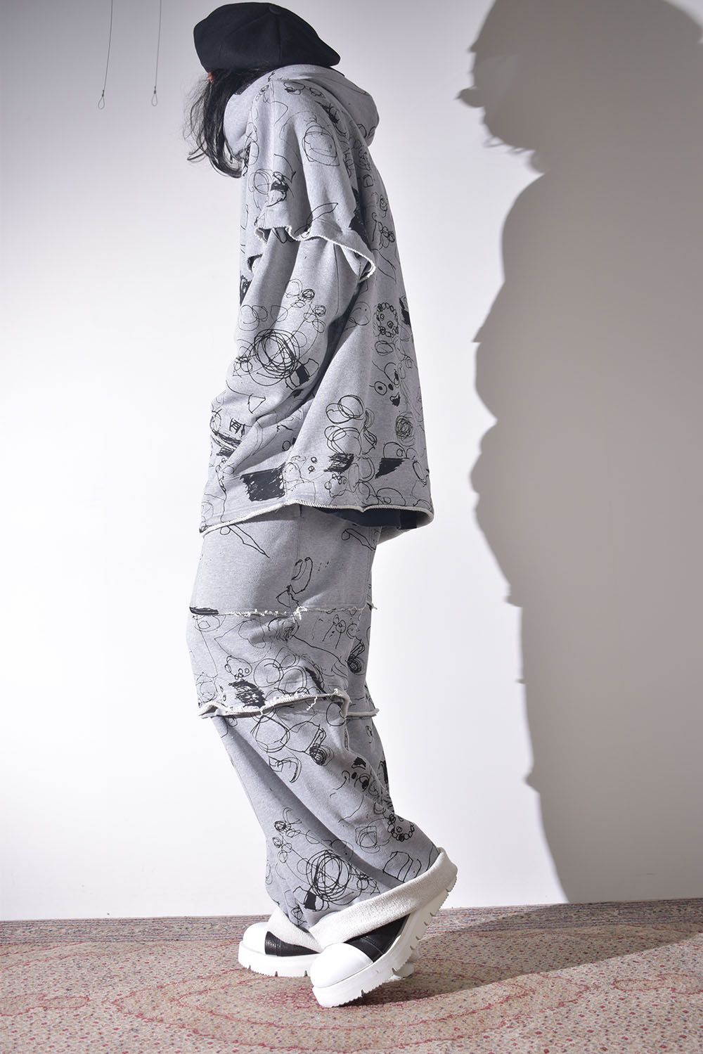 春夏のラフなスウェット