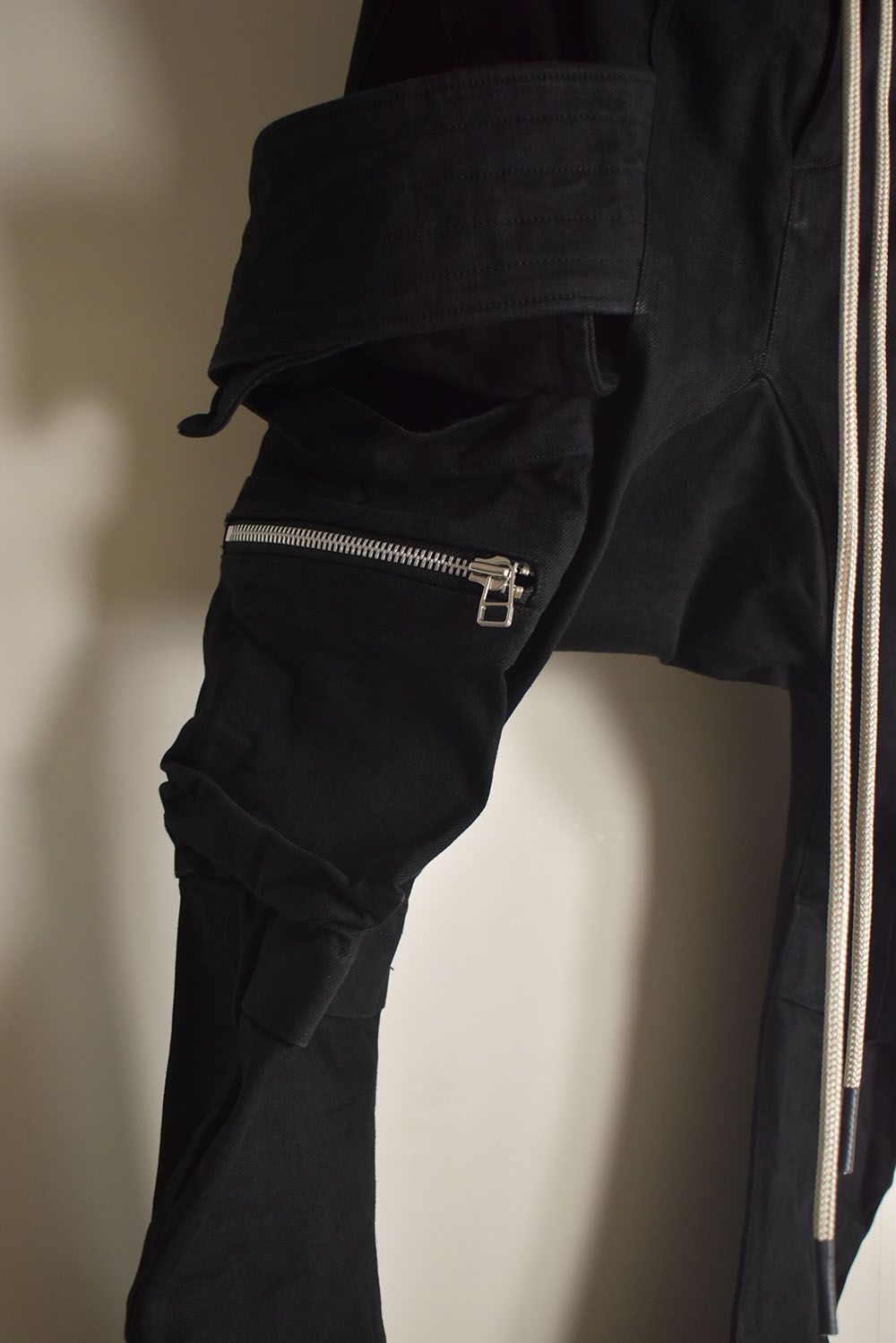 Denim  Cargo Sarouel Skinny"Black"/デニムカーゴサルエルスキニー"ブラック"