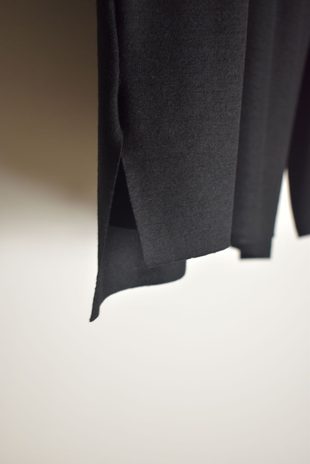 High Neck  Long Pullover "Black" / ハイネックロングプルオーバー"ブラック"