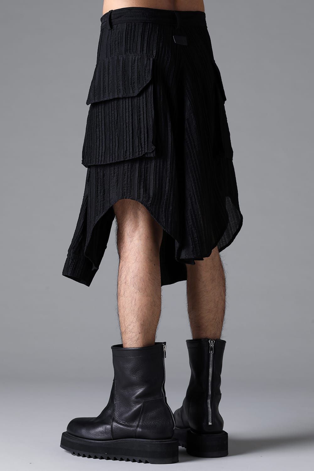 《2026SS先行予約》Sleeve Wrap Skirt"Black / Sand" /スリーブラップスカート"ブラック/サンド"
