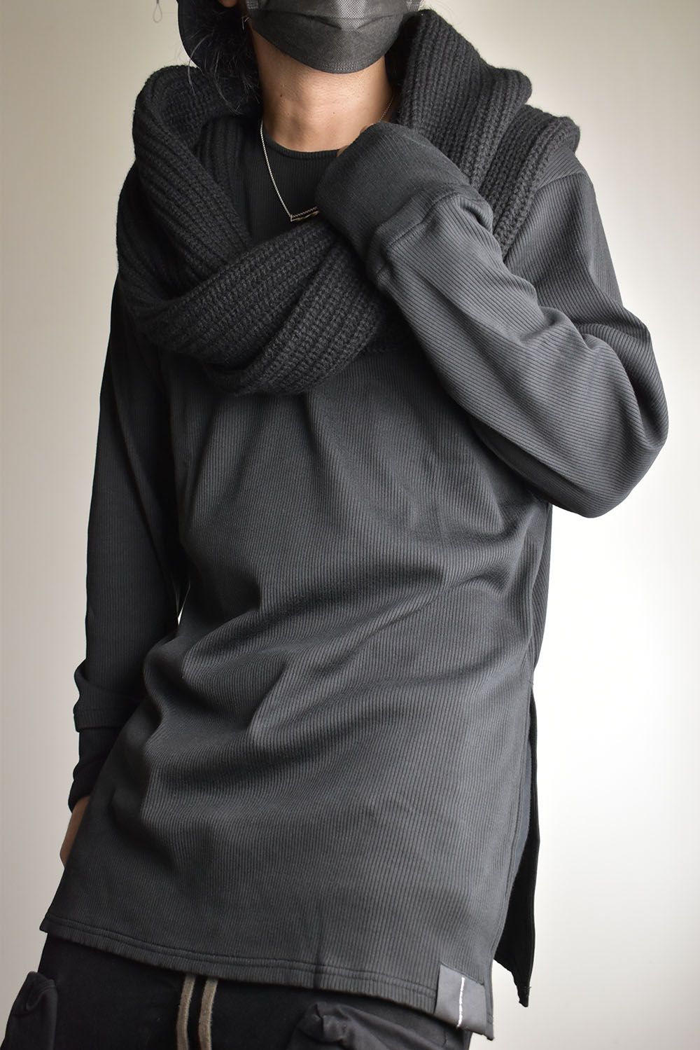 Knit Snood "Black" / ニットスヌード"ブラック"