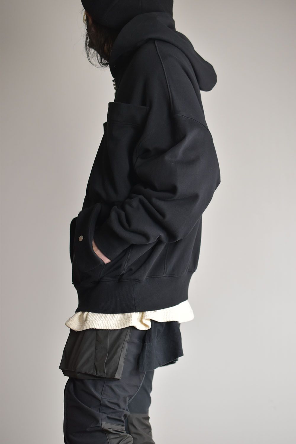 Zip Hoodie"Black" / ジップフーディ"ブラック"