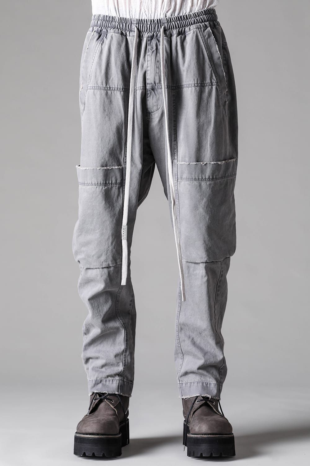 《2027SS先行予約》Cargo Long Tapered Pants "Vintage Black / Dust Grey / Dusty Olive" / カーゴロングテーパードパンツ "ヴィンテージブラック /ダストグレー /ダスティオリーブ"