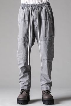 《2027SS先行予約》Cargo Long Tapered Pants "Vintage Black / Dust Grey / Dusty Olive" / カーゴロングテーパードパンツ "ヴィンテージブラック /ダストグレー /ダスティオリーブ"