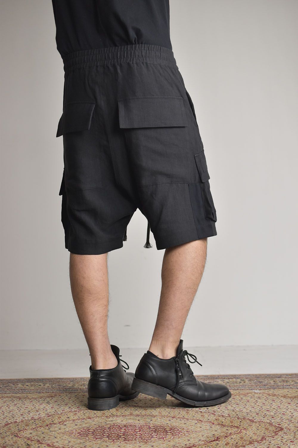 Linen Shorts"Black"/リネンショーツ"ブラック"