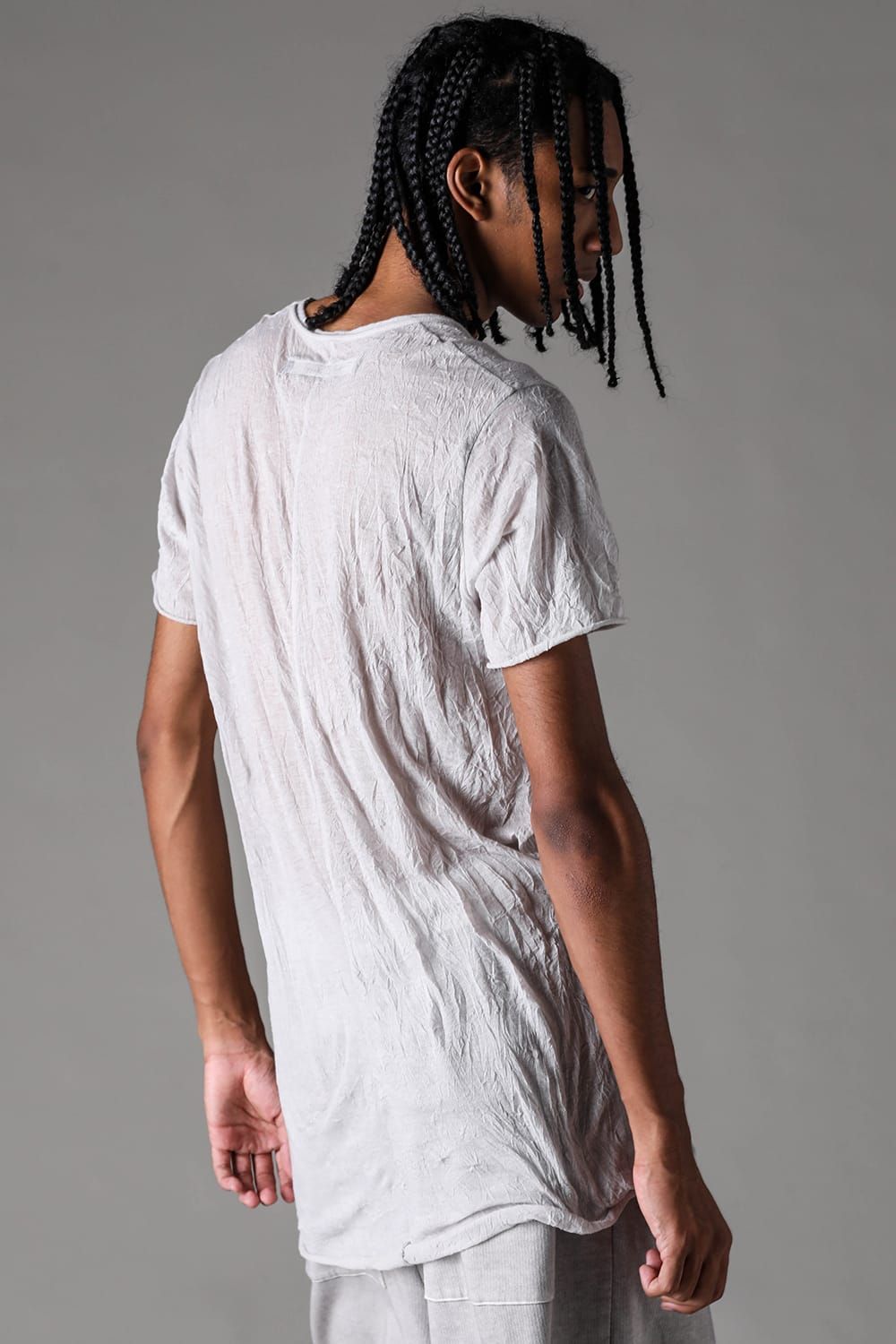 《2027SS先行予約》Washed Guize V-Neck Tee"Black / White /L.Grey /Grey" / ウォッシュドガーゼVネックTee"ブラック / ホワイト /ライトグレー /グレー"