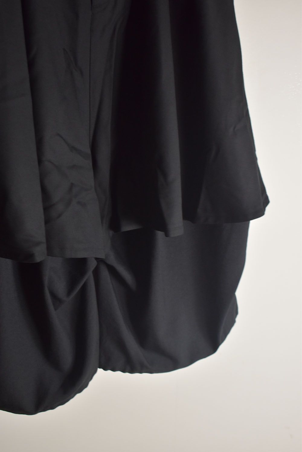 Layerd Super Wide Sarouel"Black" / レイヤードスーパーワイドサルエル"ブラック"