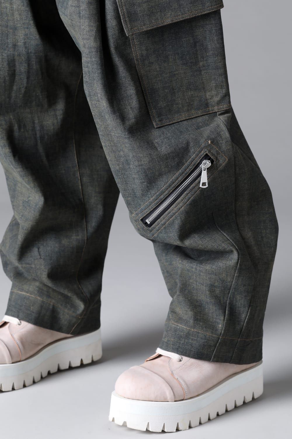 《2026SS先行予約》Blended Shades Denim Pants"D.verdigris/L.verdigris/Steel Blue"/ブレンデッドシェイドデニムパンツ" / ダークベルディグリ/ライトベルディグリ/スティールブルー"
