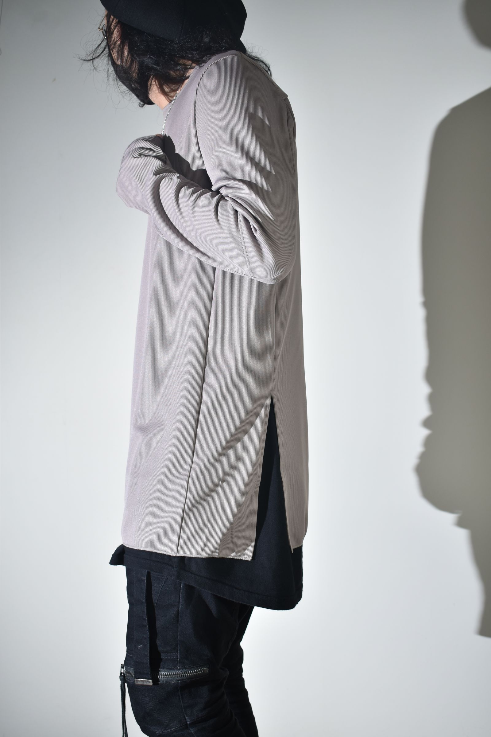 基層 Long Sleeve_01 "Light Greige" / 基層ロングスリーブ"ライトグレージュ"