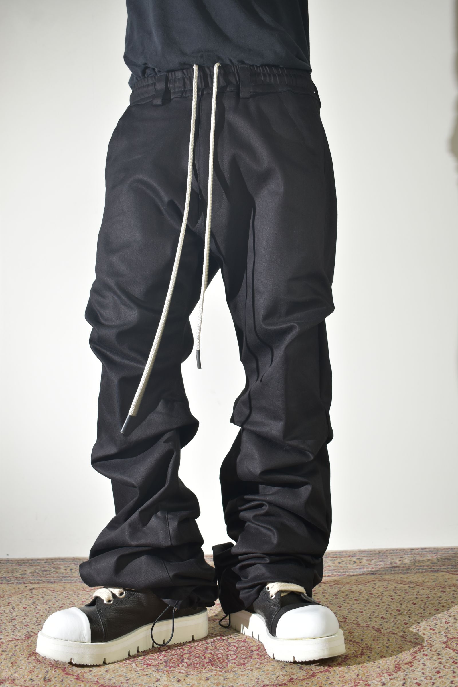 Boots Cut Tuck Pants"Black" / ブーツカットタックパンツ"ブラック"