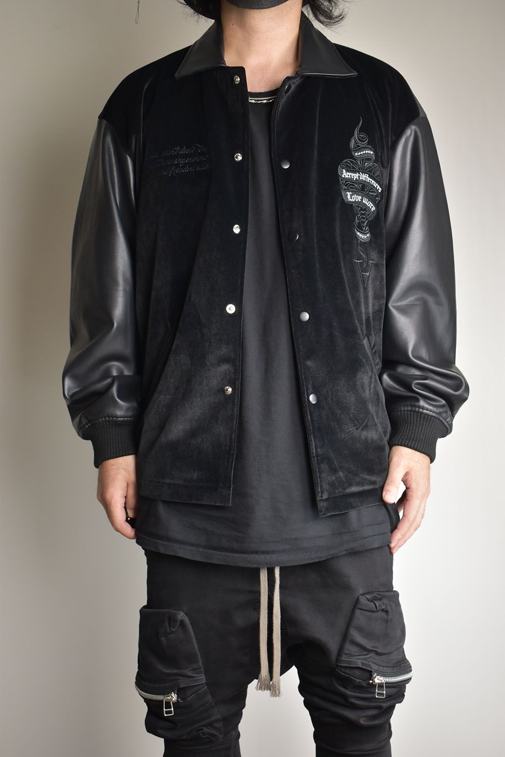 Two Face Coach Jacket"Black" / ツーフェイスコーチジャケット"ブラック"