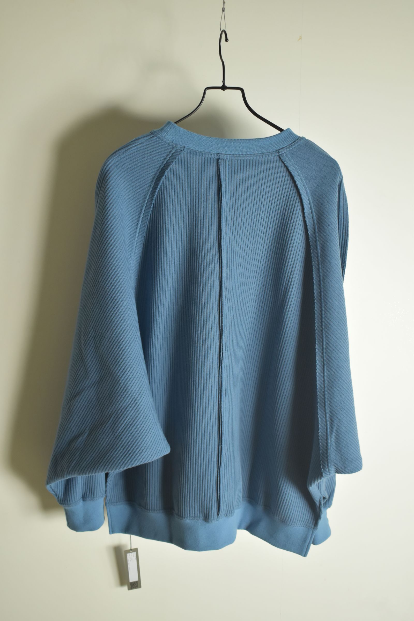Rail Knit Dolman Sleeve"Blue" / レールニットドルマンスリーブ"ブルー"