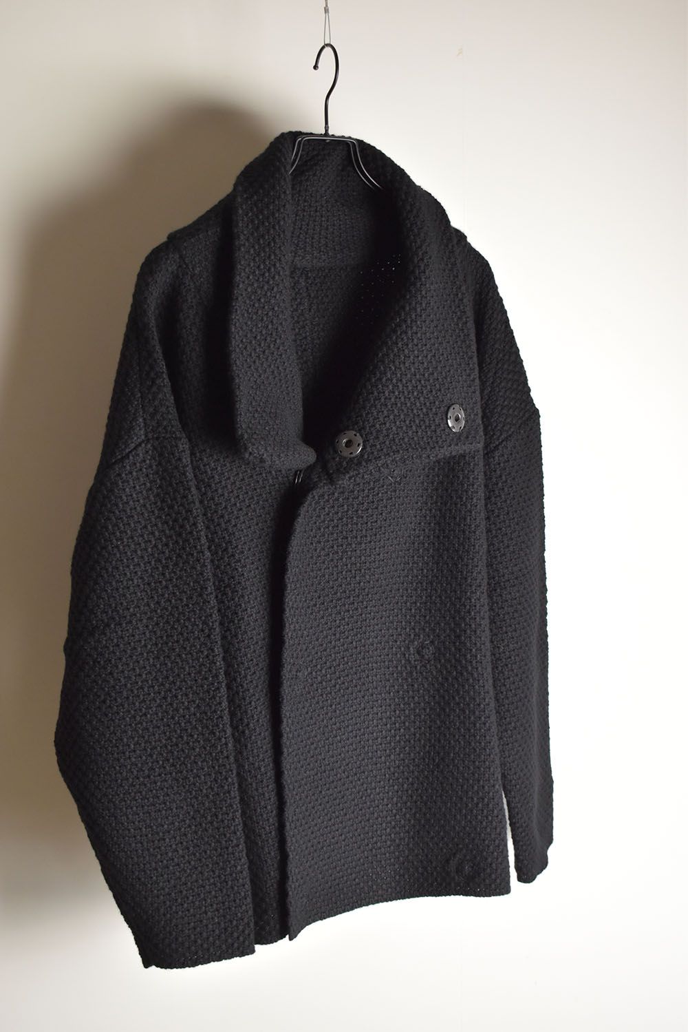 1.5G Snap Cardigan "Black" / 1.5Gスナップカーディガン"ブラック"