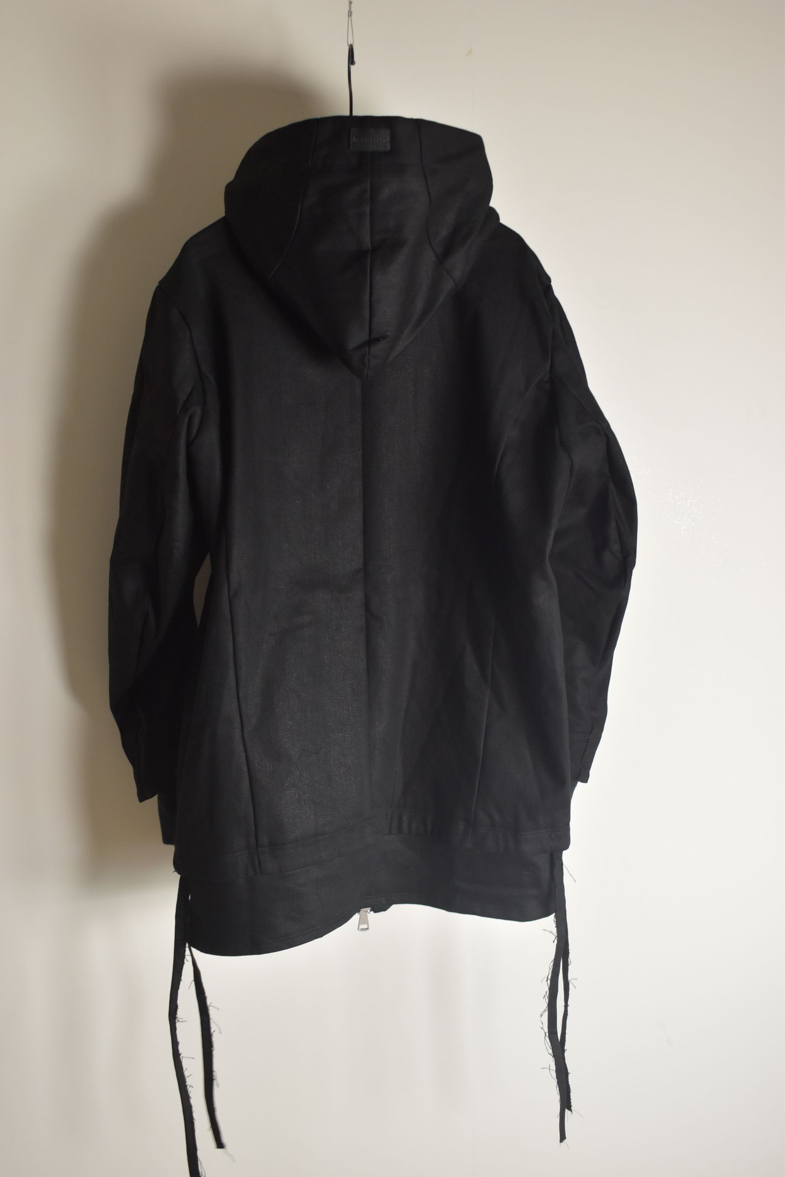 Bonding  Hoodie Denim Blouson"Black" / ボンディングフーデッドデニムブルゾン"ブラック"