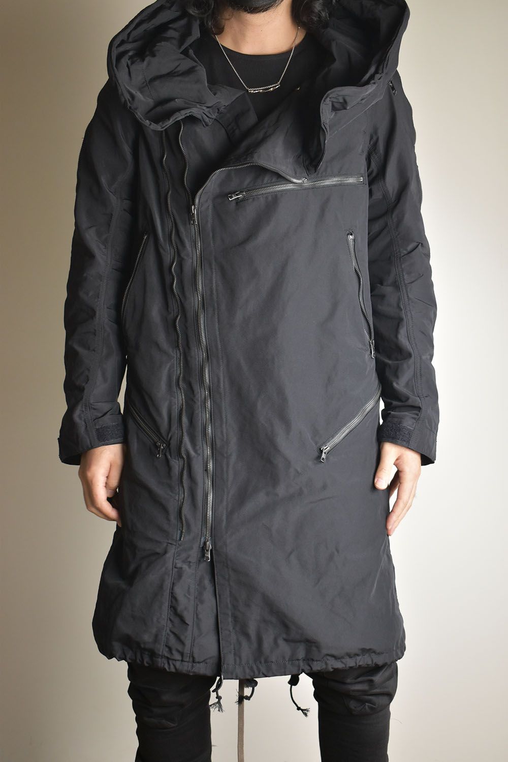 Multi Zip Military Parka Coat"Black" / マルチジップミリタリーパーカーコート"ブラック"