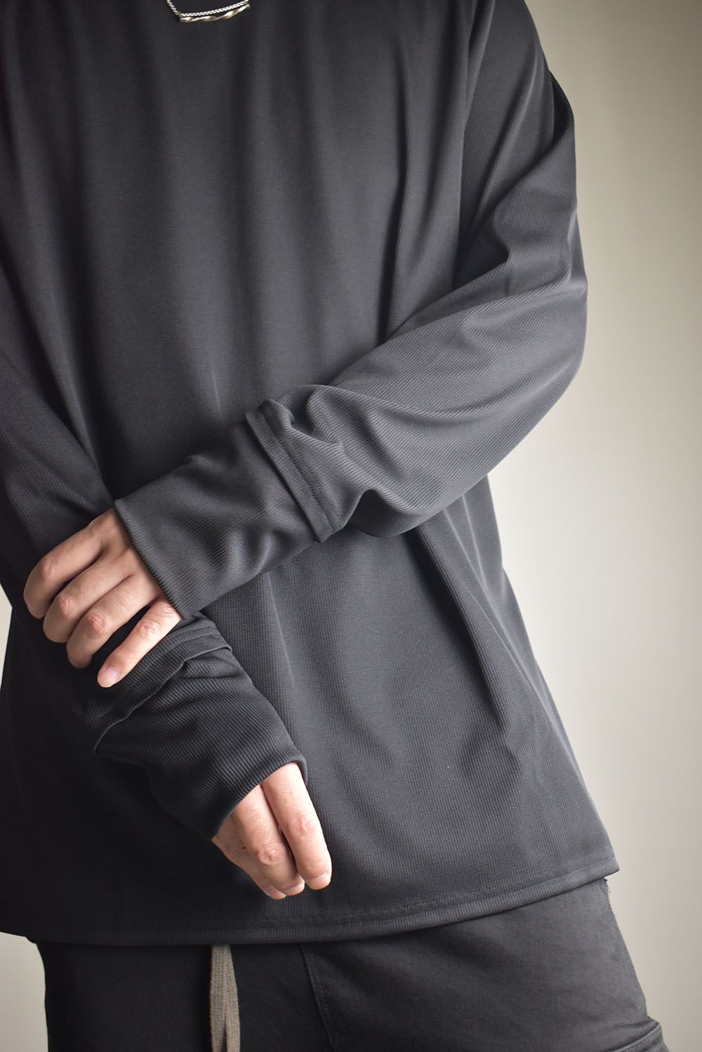 Base Layer Crew Neck "Black" / ベースレイヤークルーネック"ブラック"