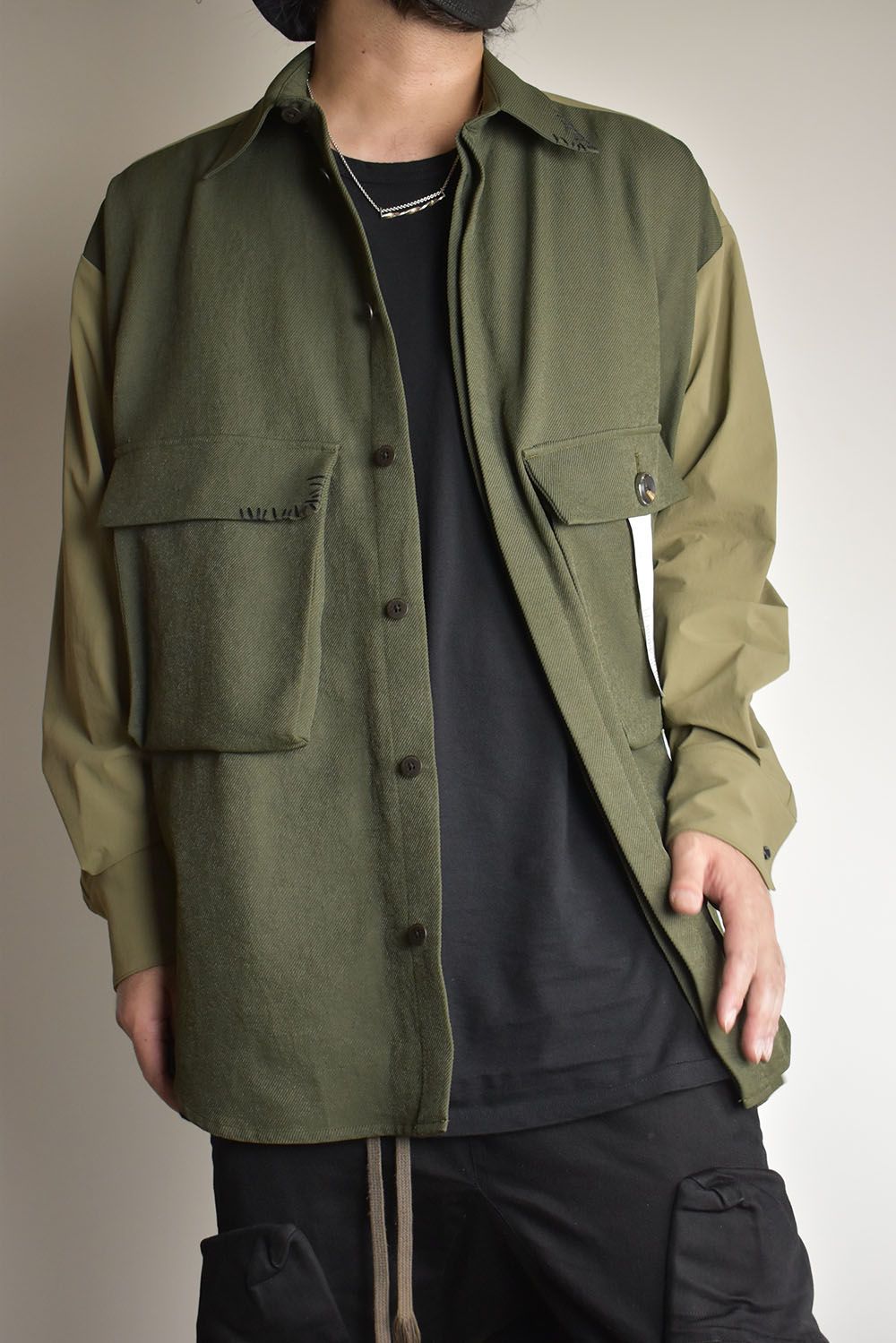 Shirts Jacket"Moss Green"/シャツジャケット"モスグリーン"