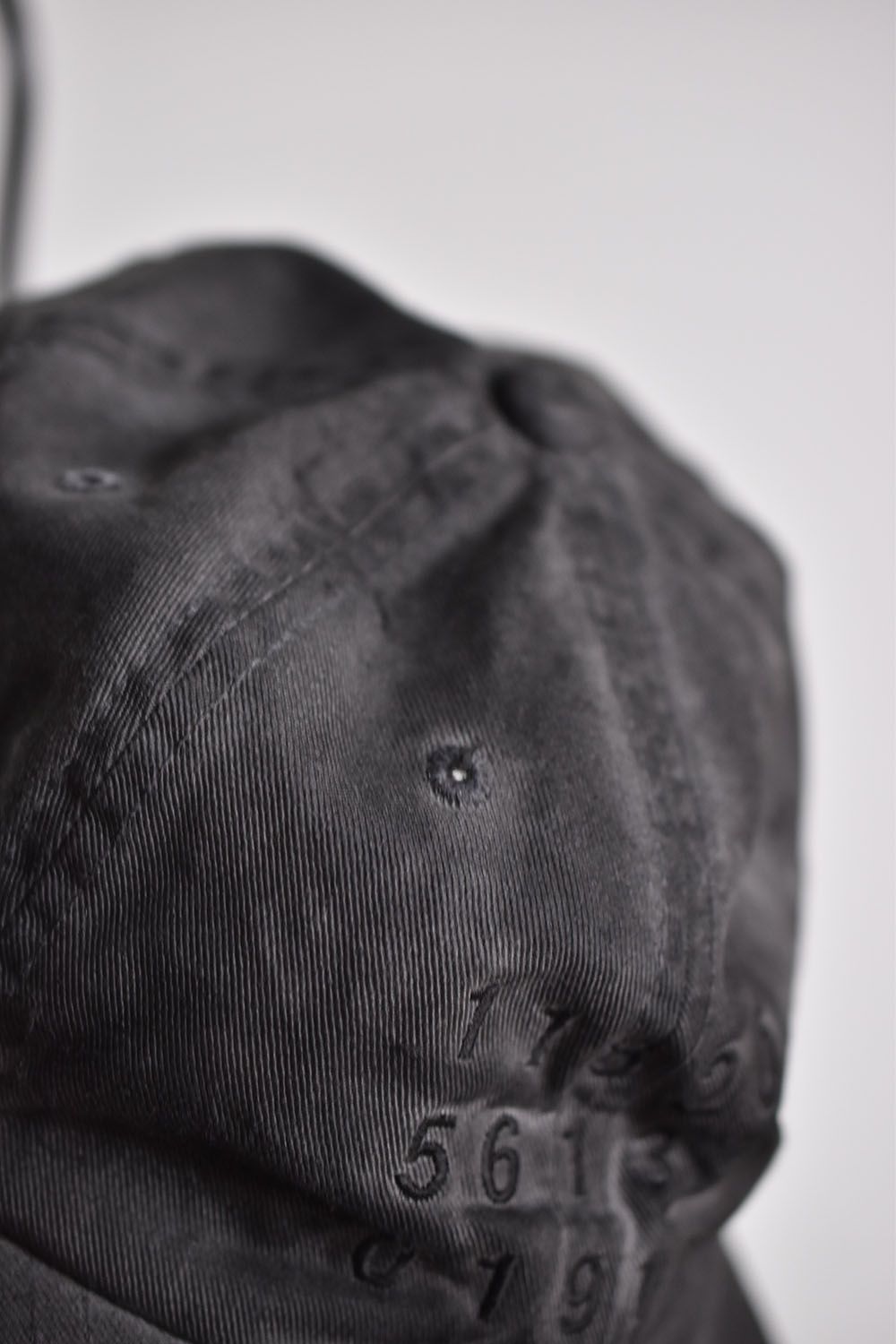 Cold Dye CAP Type-B"Black"/刺繍コールドダイキャップ"ブラック"