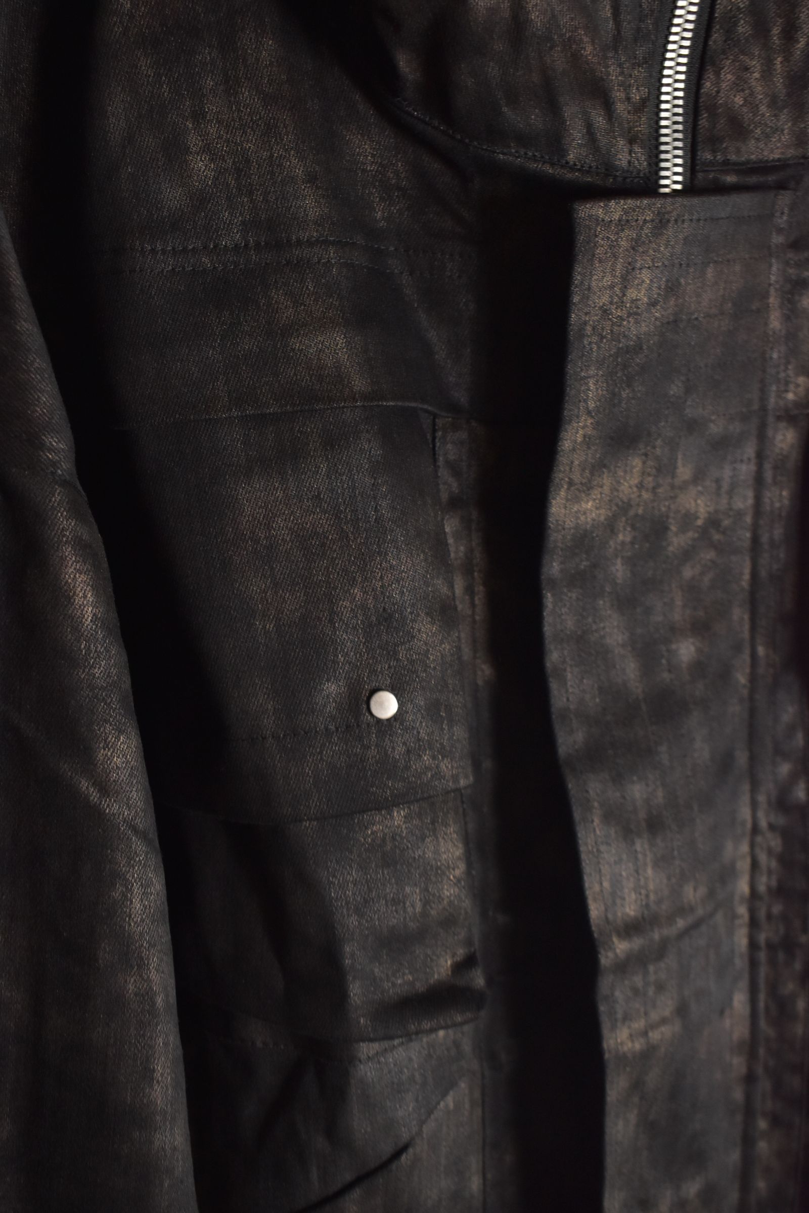 Metal Steam Camouflage Hooded Blouson"Black × Brown" / メタルスチームカモフラージュ フーデッドブルゾン"ブラック×ブラウン"