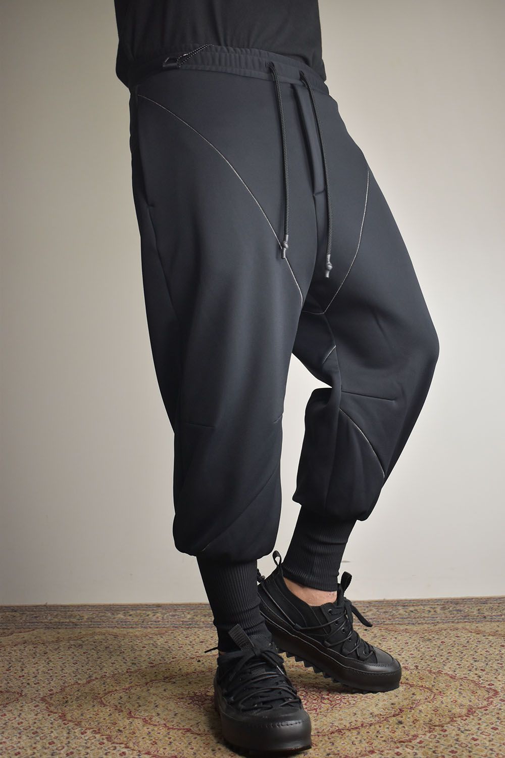 Balloon Jersey Pants"Black" / バルーンジャージーパンツ"ブラック"