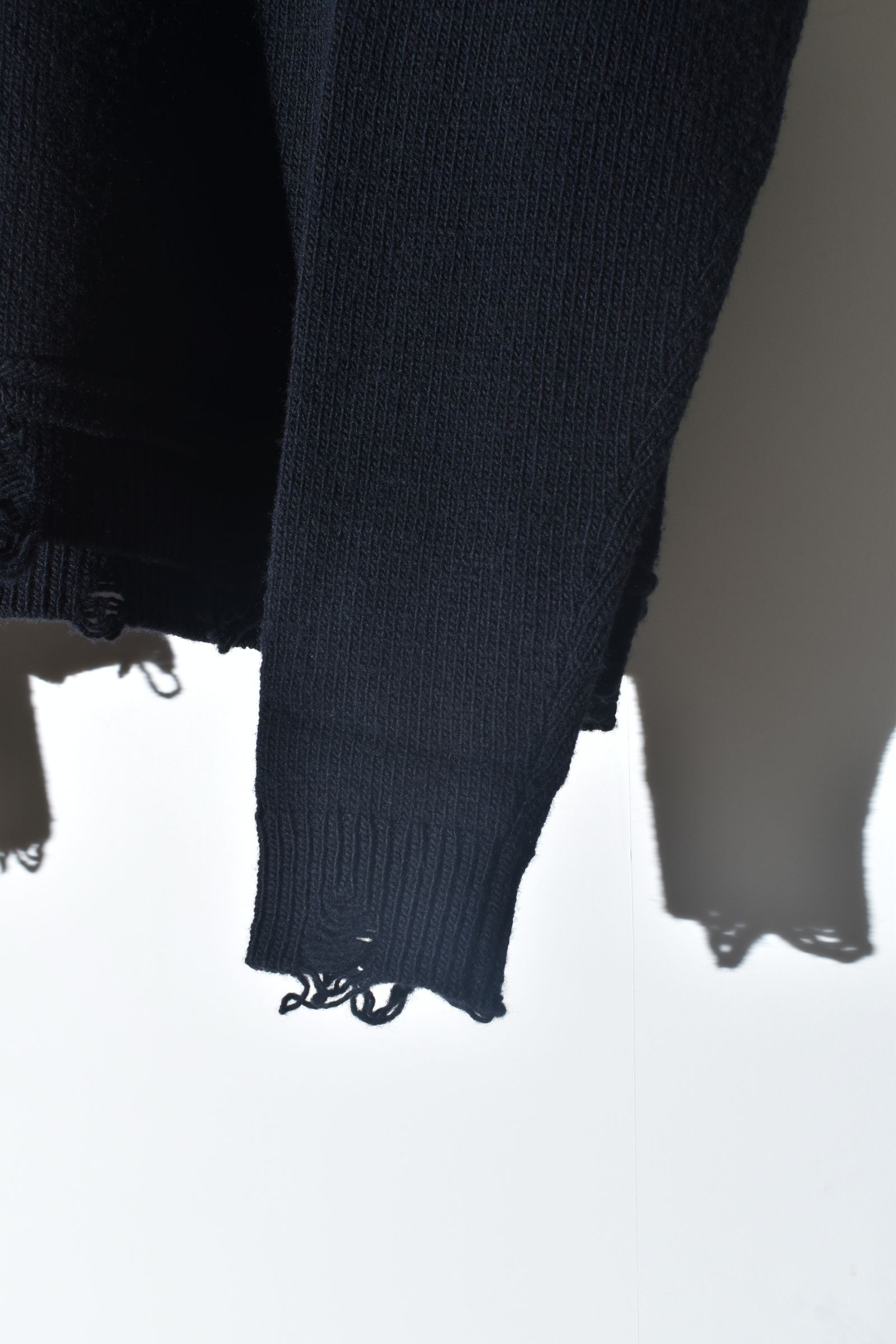 Dog Motif Intarsia Sweater "Black" / ドッグモチーフインターシャセーター"ブラック"